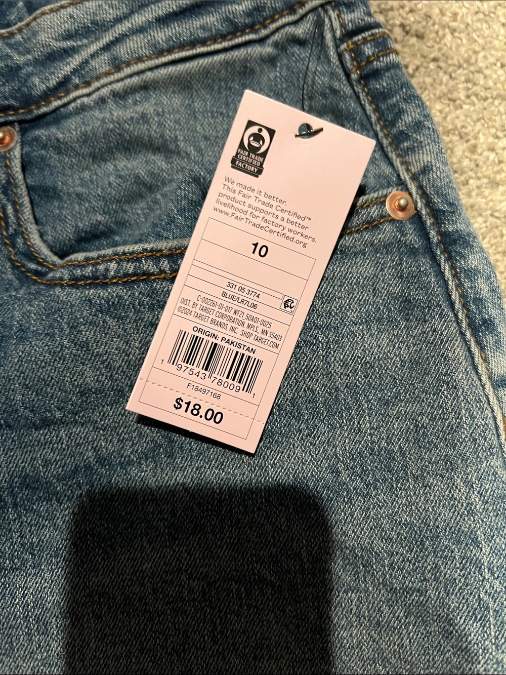 wild fable Light Blue Denim Cutoff Shorts - Picture 2 of 4